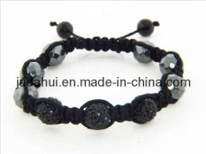 Black Shamballa Bracelet Stones (JDH-BL800038)