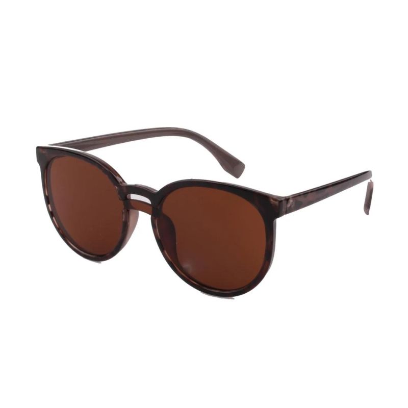 2017 Hot Selling Round Shape Sunglasses with One Piece Lens