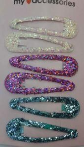 Glitter Hair Snap, Hair Clip, Sleep Pin