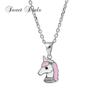 Cute Unicorn Pink Necklace for Kids