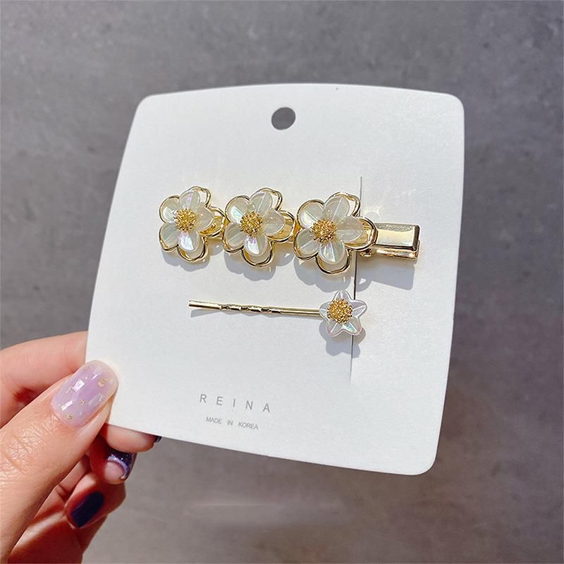 Fashion Pearl Flower Hair Clip Jewelry
