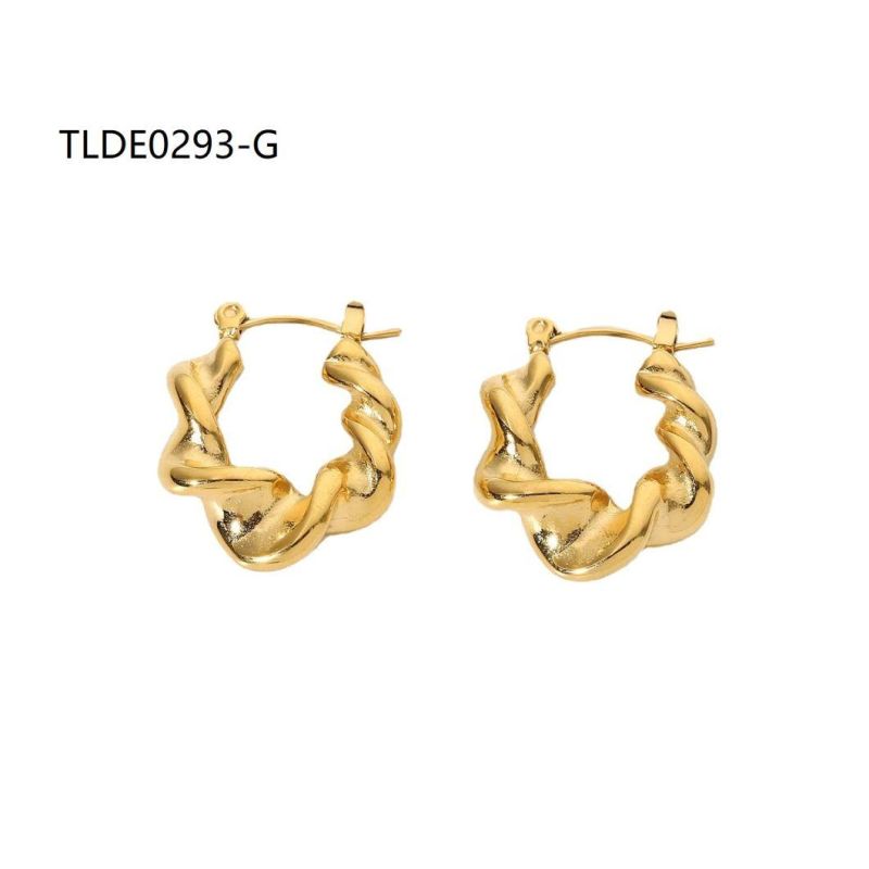Manufacturer Custom Jewelry Non Tarnish, Fashion jewellery Stainless Steel, Earring Gold Plated