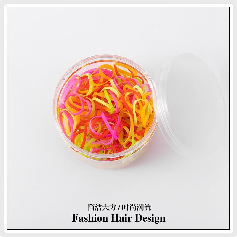 Fashion Jewelry Colorful Disposable Leather Band Hair Ring