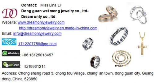 Factory Customized Top Quality Fashion Wedding Ring Set for Man and Women
