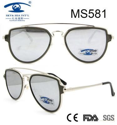 Newest Special Shape Women Metal Sunglasses (MS581)