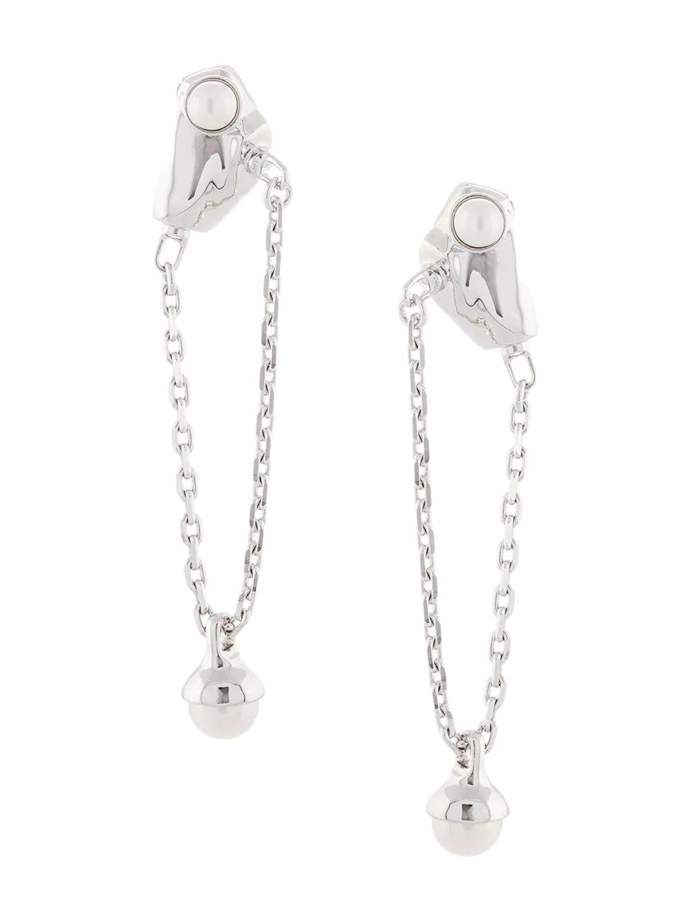 Fashion Personality Women′s Simple Pearl Earrings Jewelry