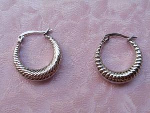 Surgical Grade Stainless Steel Earrings (MA-R-11009A)