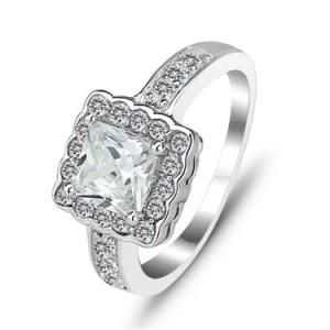 Wholesale 925 Sterling Silver Princess Cut Wedding Ring