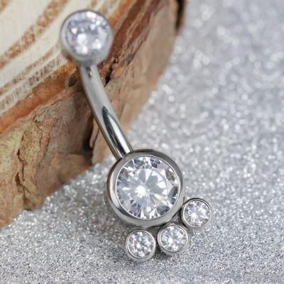 Mirror Polish Eternal Metal 14G ASTM F136 Surgical Grade Belly Rings