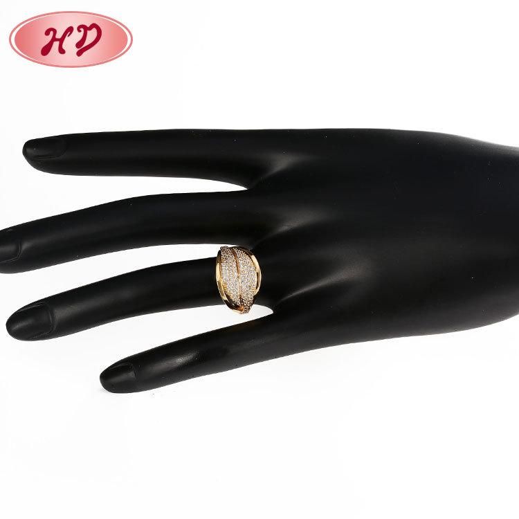Edding Women Brass Rings Zircon Bridal Engagement Finger Ring for Women Jewelry