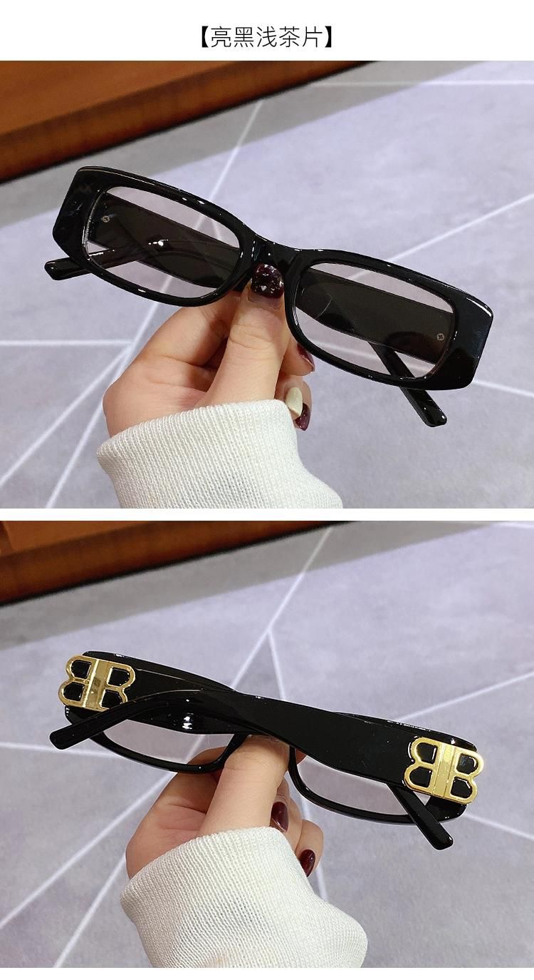 Colorful Sunglasses Jelly Color Fashion Net Red Same Style Square Small Frame Glasses