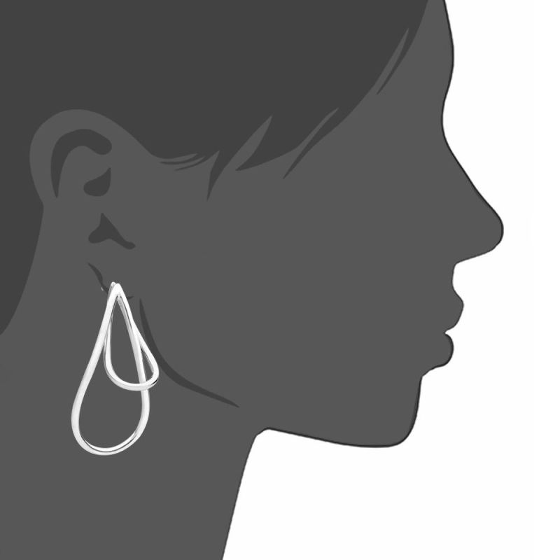 Detachable Design Copper Earrings in Artful Appearance