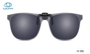 Designer From Factory Polarized Clip on Sunglasses Eye Wear with Tac Lens OEM or ODM J3195-C1