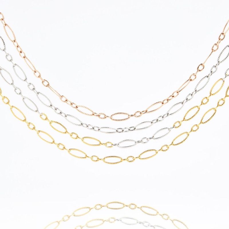 New Hot Sale Stainless Steel Fashion Accessories Jewelry Lady Necklace Anklet Bracelet Gold Plated