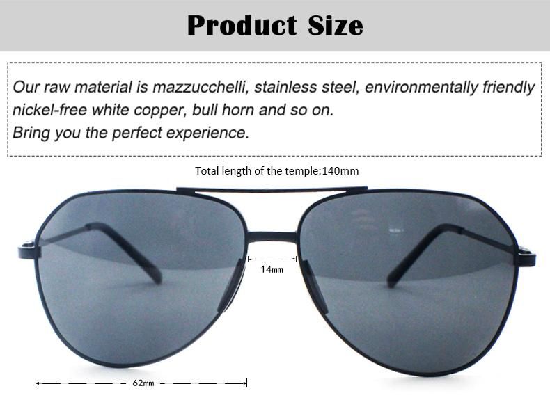 Unique Retro Special Design Stock Wholesale Polarized Men Sunglasses