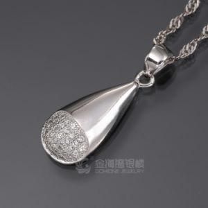 925 Sterling Silver Micro Pave Setting Pendant