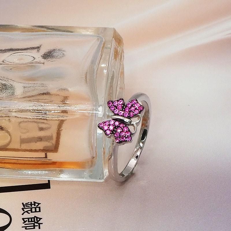 925 Sterling Silver Rings CZ Rings Jewelry Fashion Rings Butterfly Rings Wholesale Jewelry