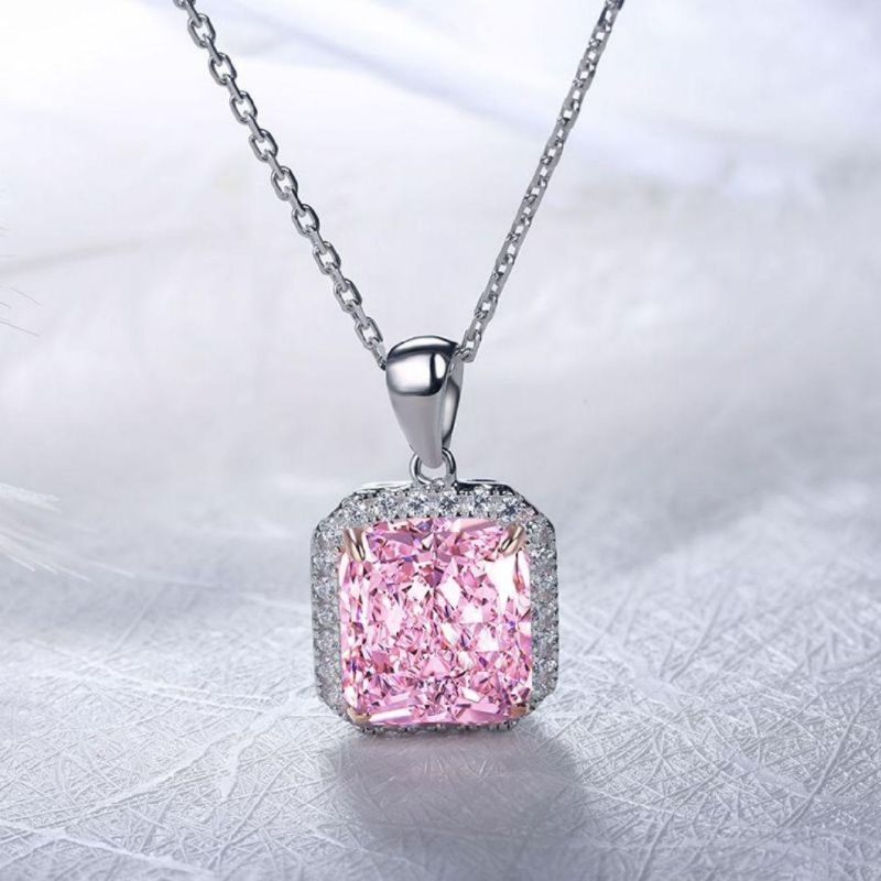 Fashion Jewellery 925 Sterling Silver Jewelry Pendant Gmestone Necklace