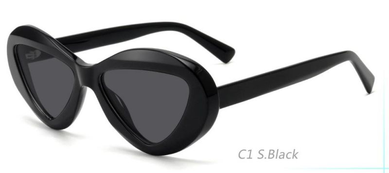 Oversized Triangle Cateye Polarized Sunglasses for Women Men Big Trendy Sunnies 1648s