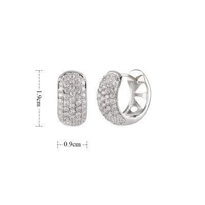 2021 Fashion Design Best Selling Copper Plated Gold Earrings Female Geometric Earrings Clip (21)