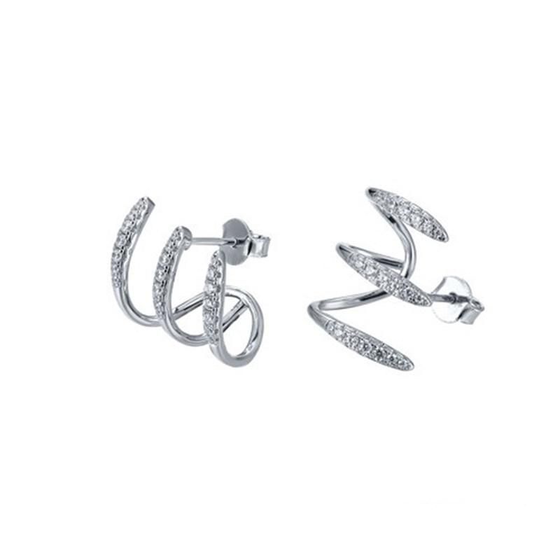 925 Silver 2022 Fashion Wing Earring for Ladies