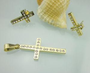 High Quality Stainless Steel Cross Jewelry Set/ Fashion Jewelry Sr039-1, Fashion Accessories Jewelry Sets (SR039-1)