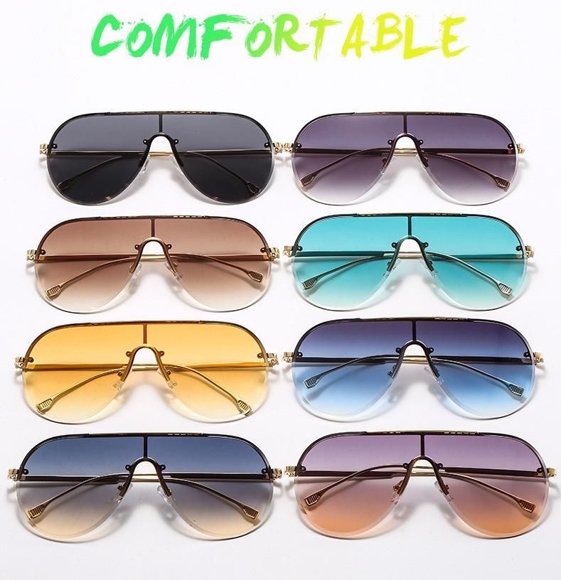 2020 New Metal Fashion Wholesale Brand Designer Sport Metal Sunglasses