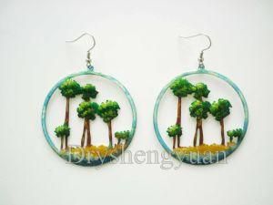 Oil Paint Fashion Earring (QSY-ER41)