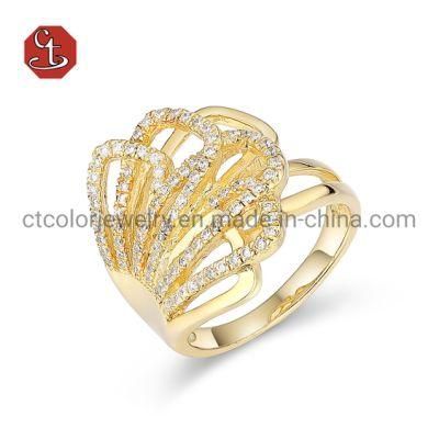 Fashion Rings 925 Sterling Silver Gold Plated/Rose Plated/White Plated CZ Women Rings Jewelry for gift