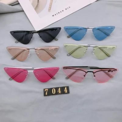 Small Cat Eye Metal Retro Sunglasses