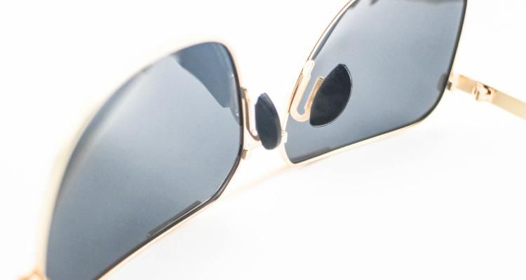 Fashion Flat Top Metal Frame Wholesale Polarized Men Sunglasses