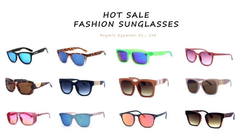 Fashionable Plastic Ladies Sunglasses with CE and FDA