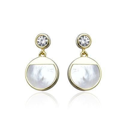 Hot Sale 925 Sterling Silver Baroque Pearl Earring