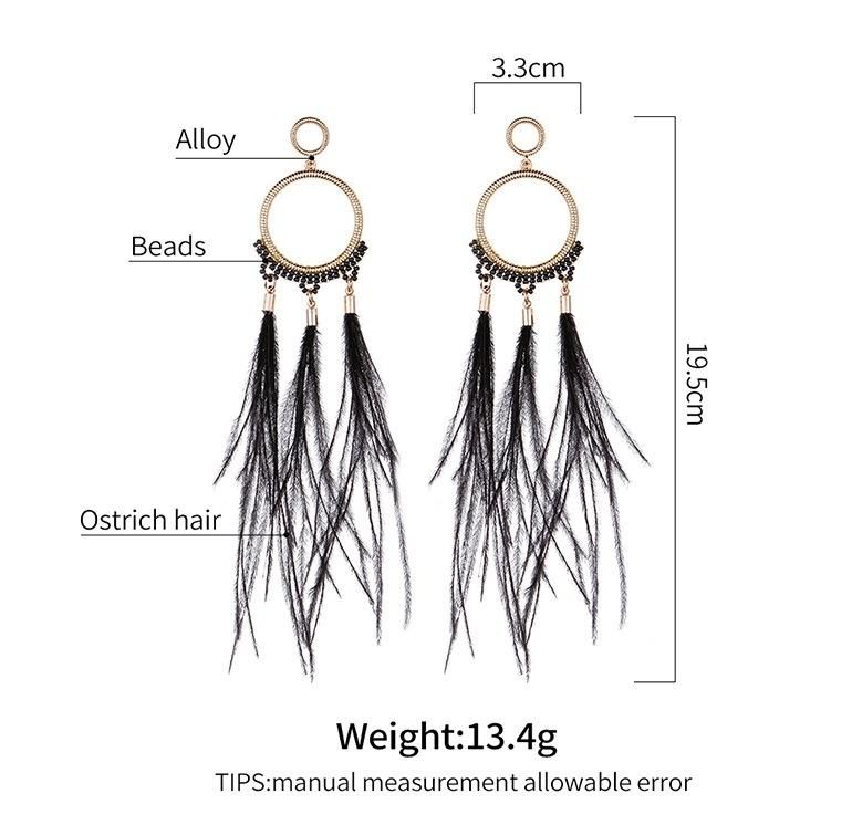 2020 New Fashion Jewelry Earrings with Feather