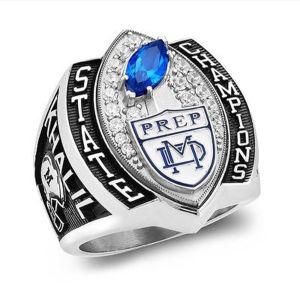 Customized Individual Youth Football Championship Rings