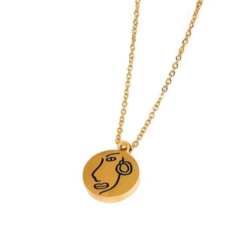 Manufacturer Custom Stainless Steel Fashion jewellery High Quality Wholesale Gold Necklace Never Fade Fashion Women Gold Chain