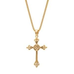 High Quality Jesus Head Christ Big Charm Pendant Cross Necklace