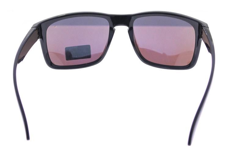 2022 Custom Square Frame Mirror Blue Plastic Polarized Men Sunglasses