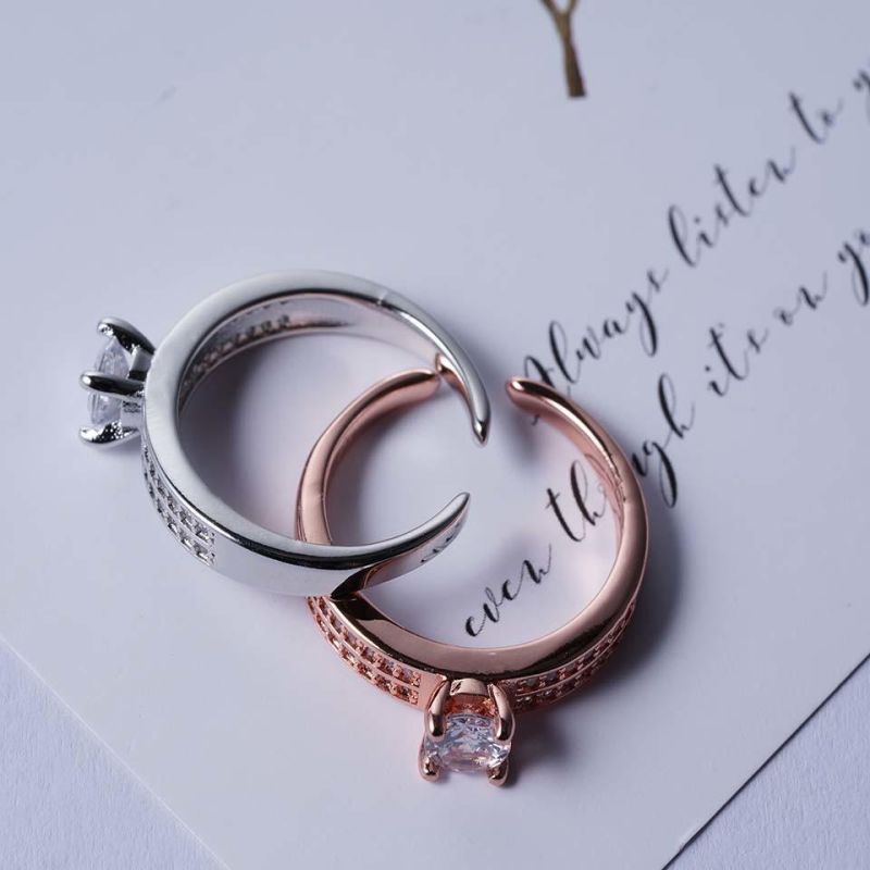 Fashion Simple Stylish Elegant and Elegant Diamond Ring