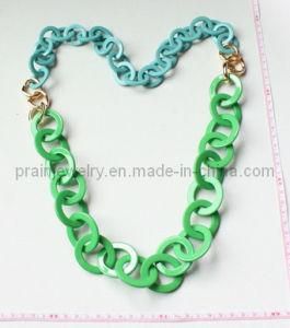Fashion Colorful Party Gifts Environmentally Friendly Acrylic Necklace (PN-157)