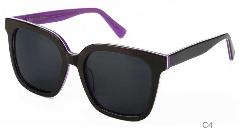 Vintage Men Acetate Eye Glasses Retro Style Sunglasses Polarized Sun Glasses