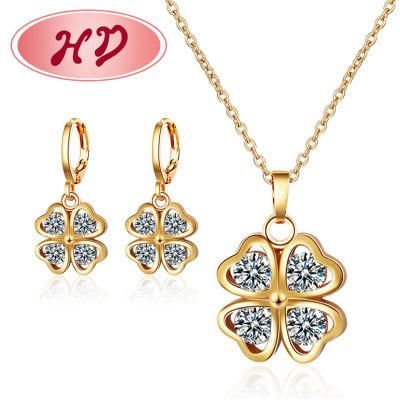 2020 New Fashion Bollywood Kundan 18K Gold Jewelry Sets with Earring Necklace