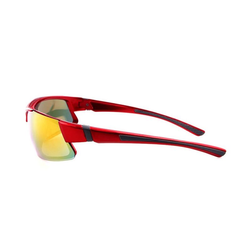 Half Frame Impact Resistant Sport Sunglasses