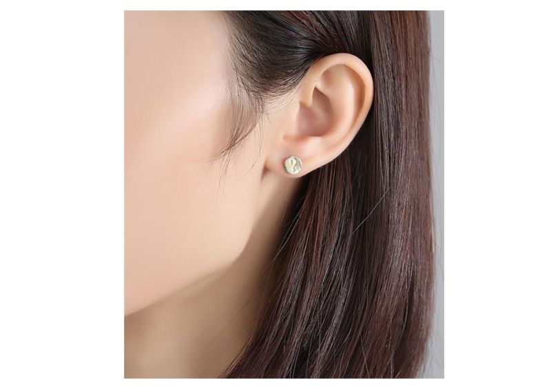 Exclamation and Question Mark Sterling Silver 925 Ear Studs