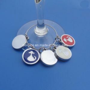 Metal Wine Charms-Metal Bottle Hangers