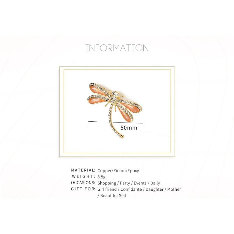 Cute Fashion Cartoon Dragonfly Design Lapel Pin