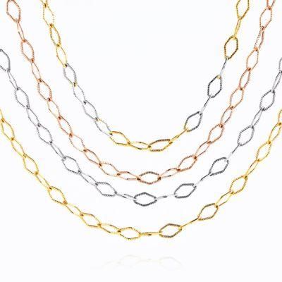 New Product Fashion Jewelry Accessories Gold Plated Stainless Steel Bracelet Anklet Necklace for Pendant Design