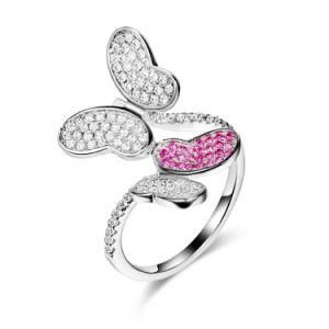 Fashion Elegant Women Costume Jewelry Micro Pave CZ Ring