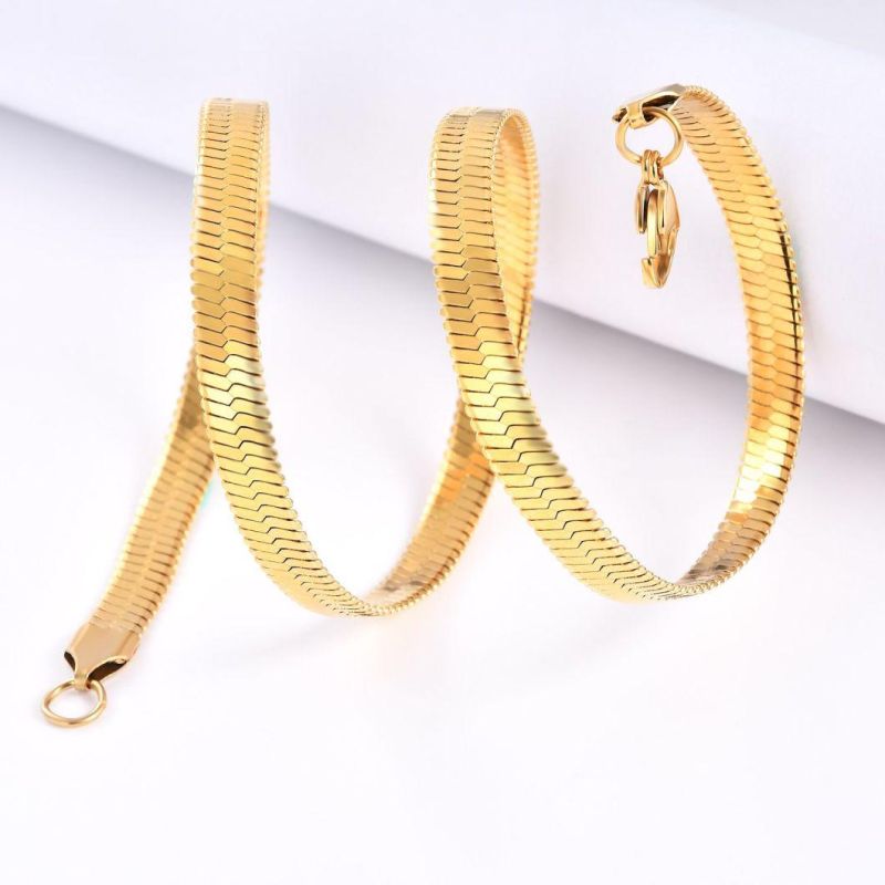 Female Popular High Quality Stainless Steel Chain Necklace for Fashion Decoration Design