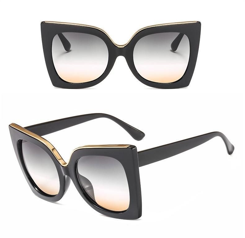 2020 Luxury Designer UV400 Sunglasses Female Brand Gradient Color Eyeglasses